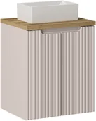 Meble łazienkowe - Zestaw meblowy 50cm z blatem i umywalką nablatową Gaja - miniaturka - grafika 1