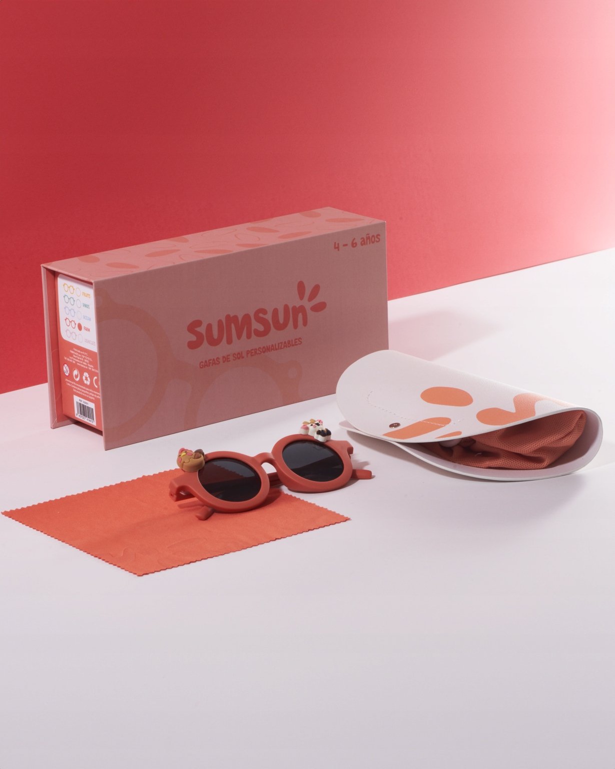 SumSun Okulary przeciwsłoneczne dla dzieci Farma
