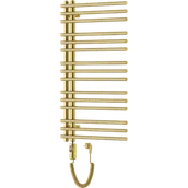 Grzejniki łazienkowe - Mexen Neptun grzejnik elektryczny 900 x 500 mm, 300 W, złoty - W101-0900-500-2300-50 - miniaturka - grafika 1