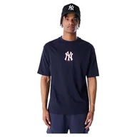 Koszulki męskie - MLB World Series koszulka oversize New York Yankees granatowa biała - miniaturka - grafika 1