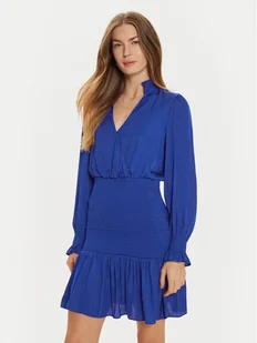 Morgan Sukienka codzienna 242-RCLAP Niebieski Regular Fit - Sukienki - miniaturka - grafika 1