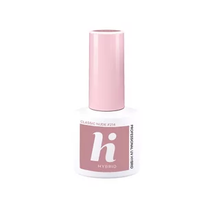 Hi Hybrid 214 Lakier hybrydowy 5ml Classic Nude - Lakiery hybrydowe - miniaturka - grafika 1