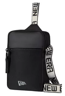 Listonoszka NEW ERA Logo Black Side Bag czarna - Torby sportowe - miniaturka - grafika 1
