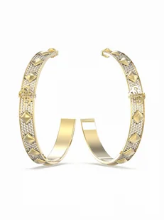 Kolczyki Guess 4G Forever JUBE03280JWYGT/U - Kolczyki - miniaturka - grafika 1