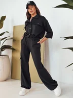 Dresy damskie - Komplet damski MAROD czarny Dstreet AY1028-M - miniaturka - grafika 1