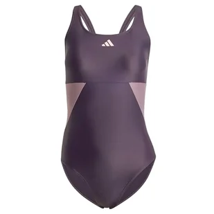 adidas Damski strój kąpielowy w kolorowe bloki, 34, Aurora Czarny, 38 - Stroje kąpielowe - miniaturka - grafika 1