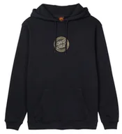 Bluzy męskie - bluza męska SANTA CRUZ Carved MFG Front Hood Black - miniaturka - grafika 1