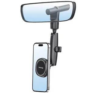 SWISSTEN Uchwyt samochodowy magnetyczny lusterko MagSafe - Akcesoria motoryzacyjne - miniaturka - grafika 1