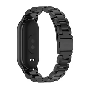 Pasek do XIAOMI SMART BAND 8 / 8 NFC Tech-Protect Stainless czarne - Akcesoria do smartwatchy - miniaturka - grafika 2