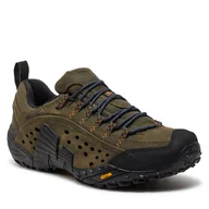 Półbuty męskie - Trekkingi Merrell Intercept J004275 Dark Olive - miniaturka - grafika 1