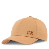 Czapki damskie - Czapka z daszkiem Calvin Klein K60K612000 Beżowy - miniaturka - grafika 1
