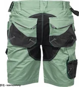 Odzież robocza - CERVA DAYBORO szorty - męskie spodnie robocze, odblaskowe elementy, 100 % TRIFIBETEX - szarozielony 60 - miniaturka - grafika 1