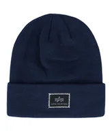 Czapki damskie - Czapka zimowa ALPHA INDUSTRIES X-FIT granatowa 168905 07 - miniaturka - grafika 1