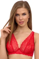 Biustonosze - Biustonosz miękki Lupo 2523 czerwony - miniaturka - grafika 1