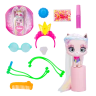 Figurki dla dzieci - VIP Pets Cats Kotek z włosami do stylizacji Figurka Selena - miniaturka - grafika 1