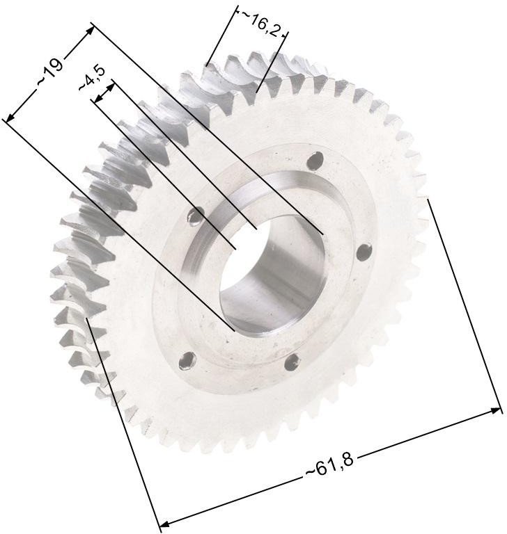Ślimacznica Przekładni Nac Wr8005-750 Tie75-W Glebogryzarki Elektryczne Marketowe Nz453