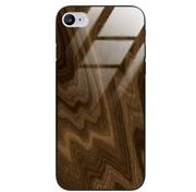 Etui i futerały do telefonów - Etui drewniane iPhone 8/7 Premium Wood Chocolate Forestzone Glass - miniaturka - grafika 1