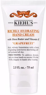 Kiehls Grapefruit Richly Hydrating Hand Cream Balsam do rąk 75ml - Kremy i maski do rąk - miniaturka - grafika 1