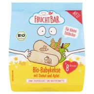 Desery dla dzieci - FruchtBar Ekologiczne ciasteczka orkiszowo-pszenne jabłkowe powyżej 8 miesięcy 100 g - miniaturka - grafika 1