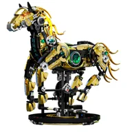 Klocki - Koń Mechaniczny LED 1055el. - Klocki plastikowe konstrukcyjne MJI 13088 MOC TECHNIC - miniaturka - grafika 1