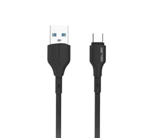 Beline USB-A do USB-C 25W 1m Czarny - Kable USB - miniaturka - grafika 1