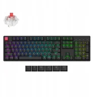 Klawiatury - Keychron K10 QMK Wireless Version 2 RGB Super Switch Hot-Swappable / Red K10X-J1 - miniaturka - grafika 1