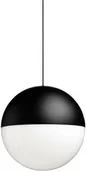 Lampy sufitowe - Flos - String Light Sphere 12m Czarna Soft Touch Dim Flos - miniaturka - grafika 1