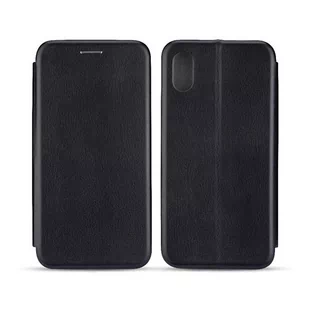 NoName Etui Book Magnetic iPhone Xs czarny/blac k - Etui i futerały do telefonów - miniaturka - grafika 1