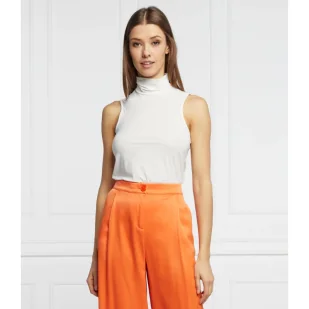 Patrizia Pepe Bluzka | Slim Fit - Bluzki damskie - miniaturka - grafika 1