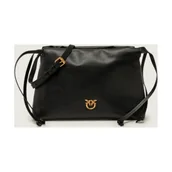 Plecaki worki - Pinko Skórzany worek MINI CLUTCH - miniaturka - grafika 1