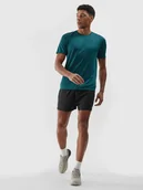 Spodenki męskie - 4F Spodenki do biegania szybkoschnące męskie - czarne 3XL - miniaturka - grafika 1