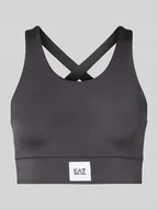 Biustonosze - Biustonosz sportowy z okrągłym dekoltem - miniaturka - grafika 1