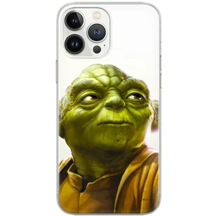 Etui Star Wars dedykowane do Iphone 12 Mini, wzór: Yoda 006 Etui częściowo przeźroczyste, oryginalne i oficjalnie licencjonowane - Etui i futerały do telefonów - miniaturka - grafika 1