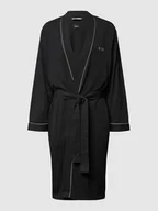 Szlafroki męskie - Szlafrok z paskami w kontrastowym kolorze model ‘Kimono BM’ - miniaturka - grafika 1