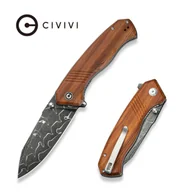 Noże - Nóż składany Civivi Placoid Guibourtia Wood, Damascus (C23079-DS1) - miniaturka - grafika 1