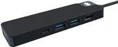 Stacje dokujące i replikatory portów - D TARGUS HyperDrive Flex 8 Port USB-C Hub Black HD4102BKGL - miniaturka - grafika 1