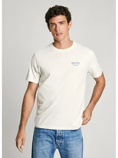 Pepe Jeans Koszulka "Aris" w kolorze białym - Koszulki męskie - miniaturka - grafika 1