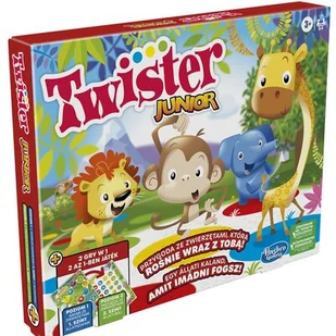 Hasbro, Twister Junior, F7478 - Gry planszowe - miniaturka - grafika 1