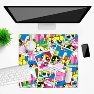 Podkładki na biurko - Mata na biurko The Powerpuff Girls wzór: Atomówki 019, 50x45cm - miniaturka - grafika 1