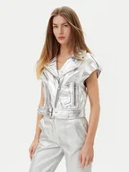 Kamizelki damskie - Serge Pariente Bezrękawnik Stef Szary Regular Fit - miniaturka - grafika 1