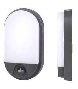 Lampa Ogrodowa NEFRYT LED z Czujnikiem Ruchu 10W - Lampy ogrodowe - miniaturka - grafika 1