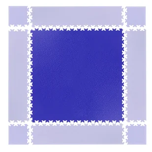 Insportline Mata pod sprzęt Puzzle Simple niebieska 23063-3 - Maty do ćwiczeń - miniaturka - grafika 1