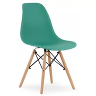 Krzesła - Zielone krzesło kuchenne nowoczesne - Naxin 4X - miniaturka - grafika 1
