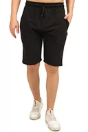 Spodenki męskie - COMEOR Sportowe spodnie męskie, krótkie, krótkie spodnie do biegania, męskie spodnie do biegania, męskie letnie bawełniane spodnie treningowe, bermudy, spodnie fitness, spodnie tenisowe, czarny, 3XL - miniaturka - grafika 1