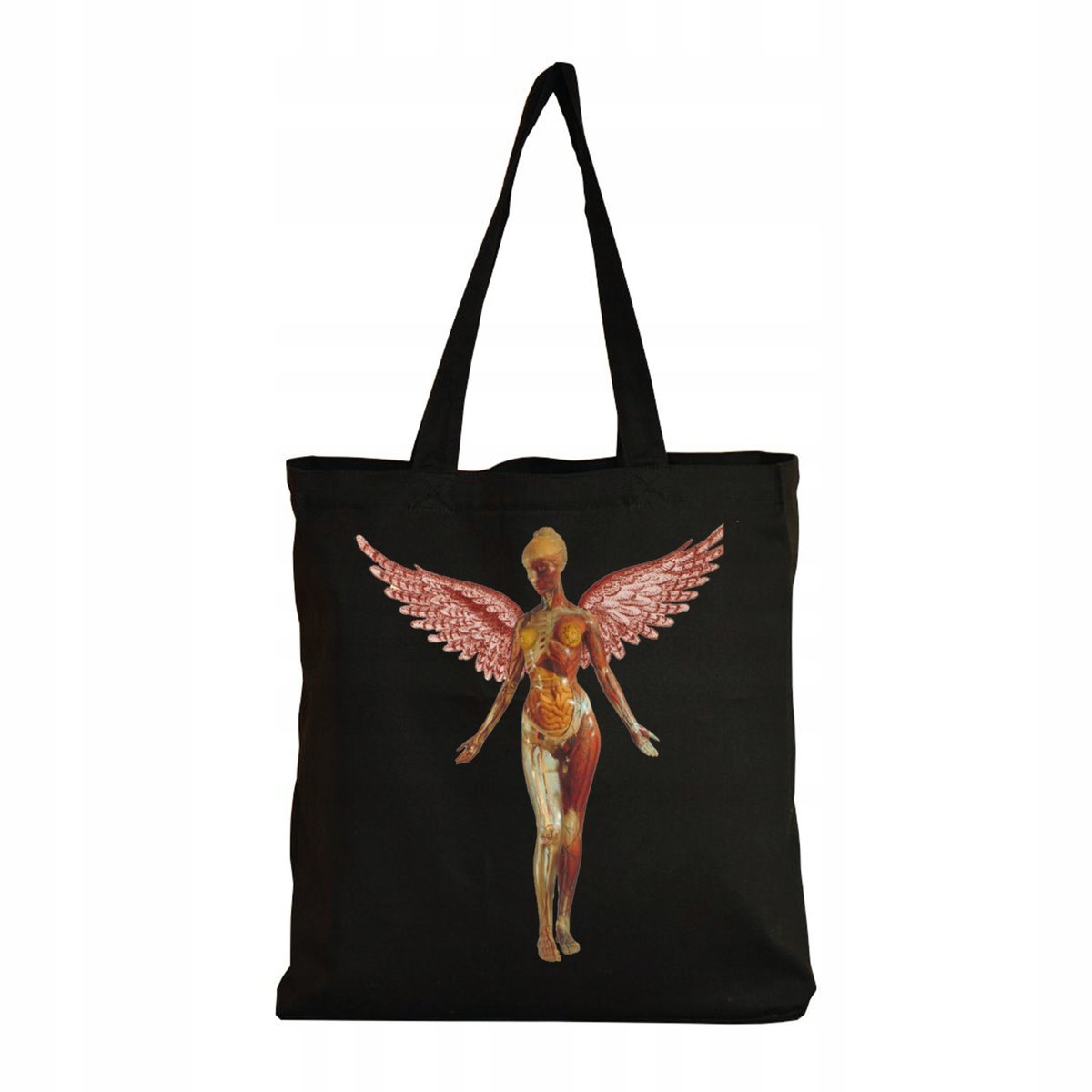 Eko Torba na ramię Zakupy Shopper Torebka Bawełniana Nirvana Hard Rock 2
