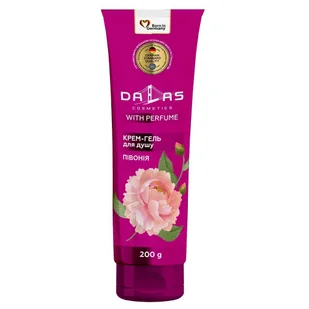 DALAS Żel pod prysznic Piwonia 200ml - Kosmetyki do kąpieli - miniaturka - grafika 1