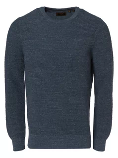 Swetry męskie - Superdry - Sweter męski, niebieski - grafika 1