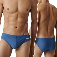 Kąpielówki męskie - SLIPY KĄPIELOWE męskie szybkoschnące sportowy krój wiązane Atantic *XL - miniaturka - grafika 1