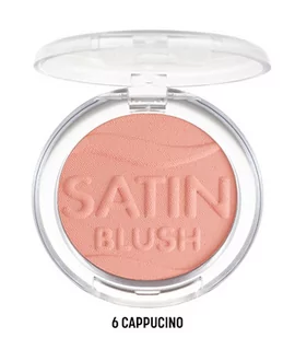 HEAN Satin, róż do twarzy satynowy, 6 Cappucino, 3,6 g - Róże do policzków - miniaturka - grafika 1