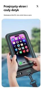 USAMS Etui wodoodporne 6.7" IP68 czarny/black FSD1301 (US-YD013) - Etui i futerały do telefonów - miniaturka - grafika 11